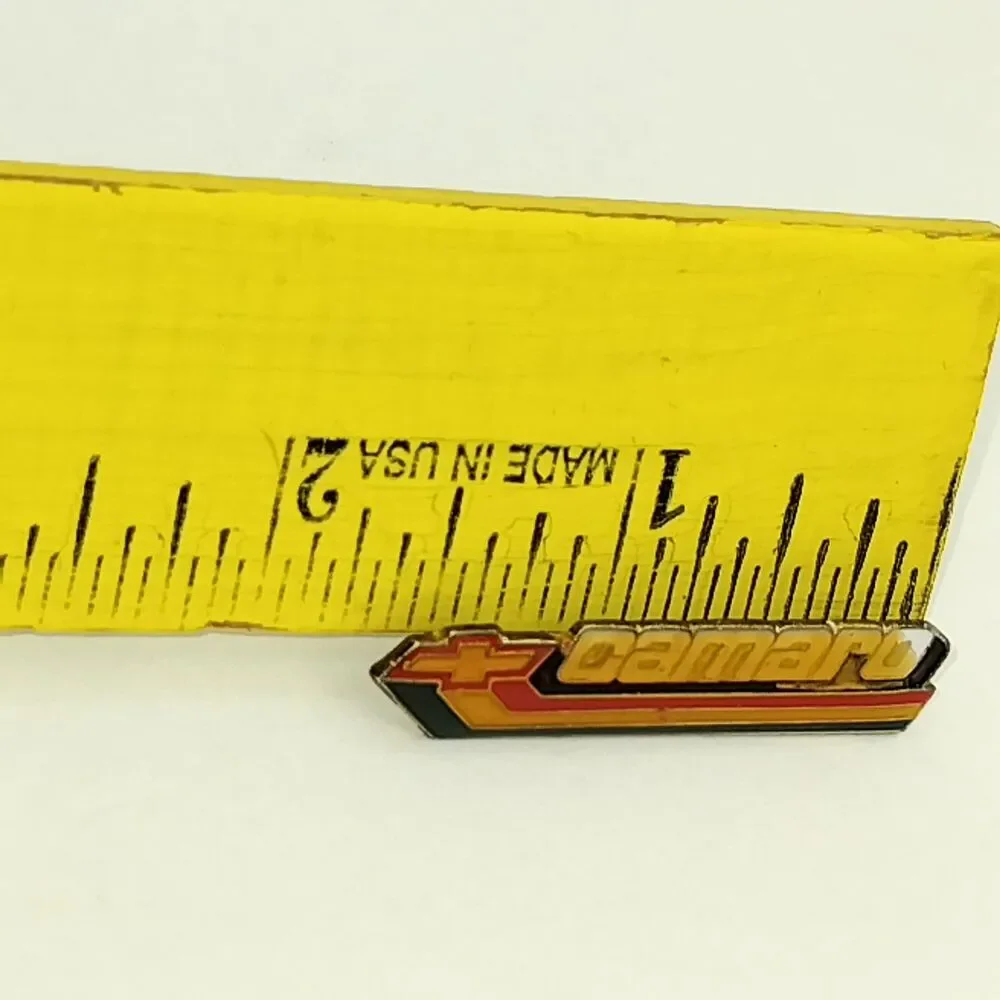Vintage Chevrolet Camaro Bowtie Hat Lapel Pin Automotive Automobilia